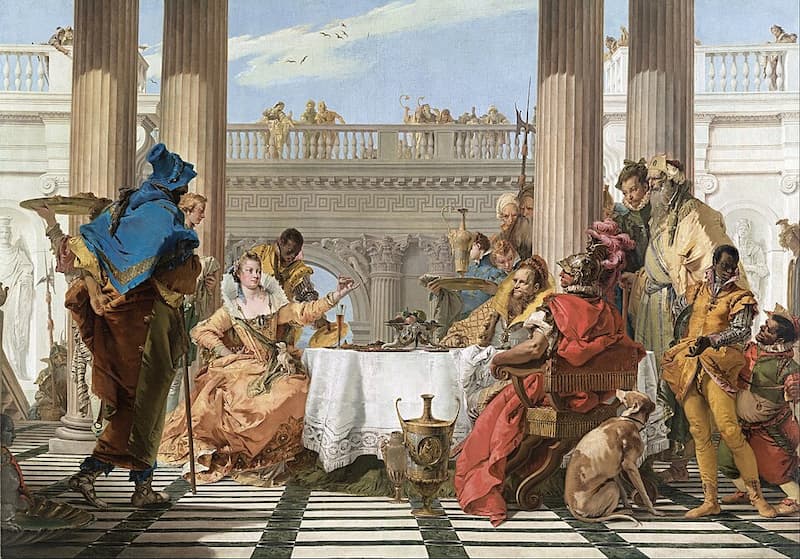 Giambattista Tiepolo - The Banquet of Cleopatra - Giambattista Tiepolo - The Banquet of Cleopatra -