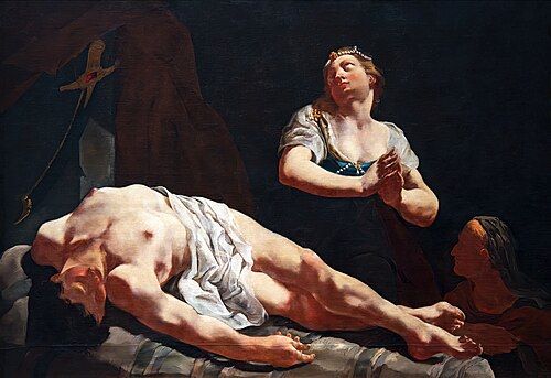 Judith and Holofernes by Giulia Lama Judith and Holofernes by Giulia Lama(Par Didier Descouens — Travail personnel, Domaine public, https://commons.wikimedia.org/w/index.php?curid=135547952
