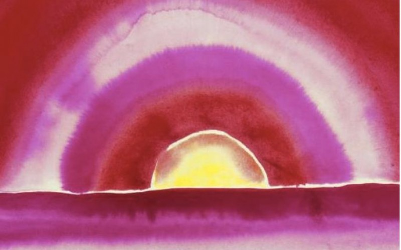 Georgia O Keefe - Sunrise, 1916 Εξερευνώντας την γυναικεία ζωγραφική