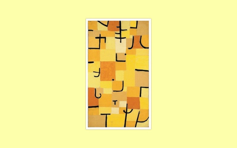 Paul Klee - Signs In Yellow , 1937- Google Art Project. Δύο ποιήματα του Paul Klee